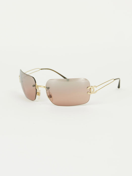 CHANEL RIMLESS SUNGLASSES
