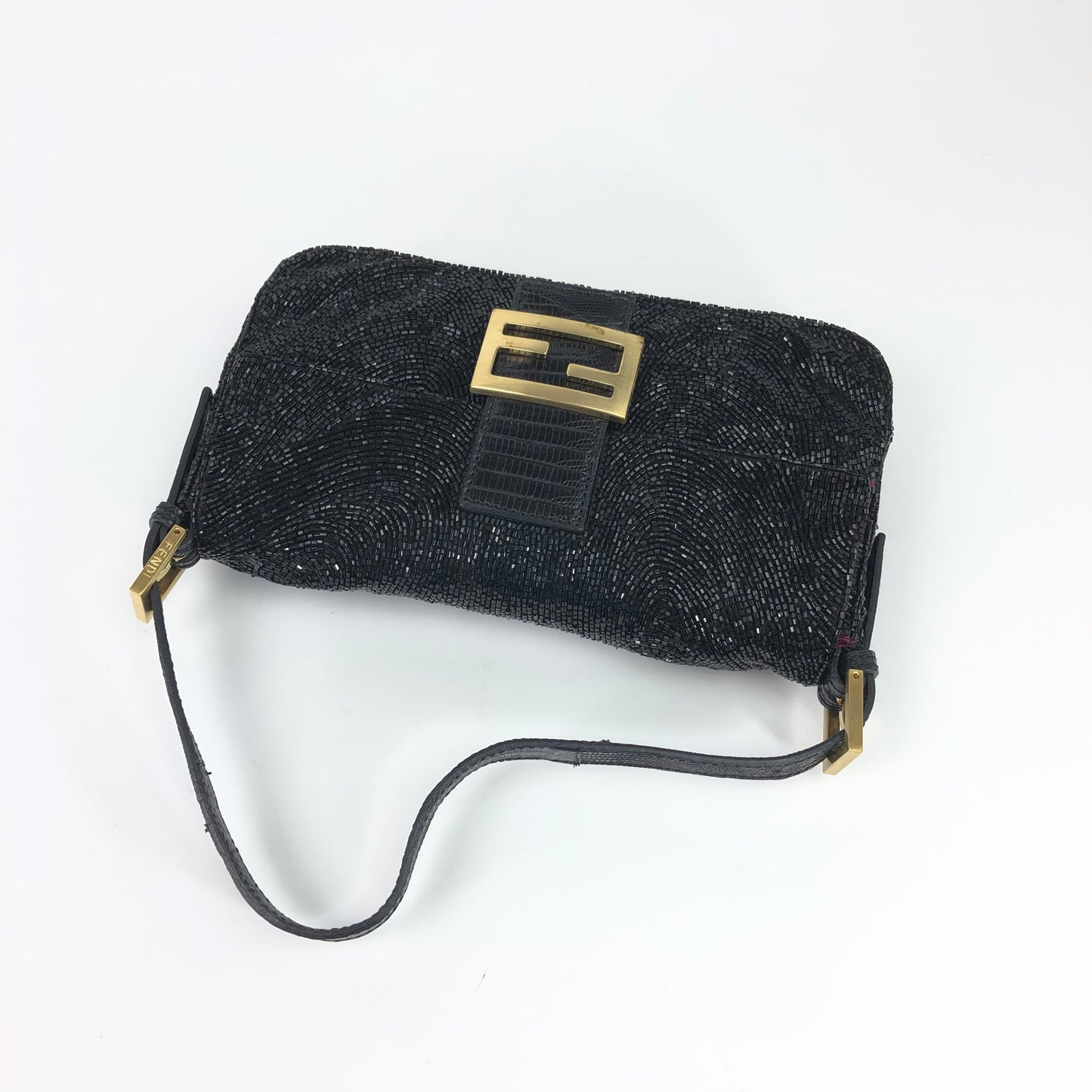 FENDI BEADED BAGUETTE BAG