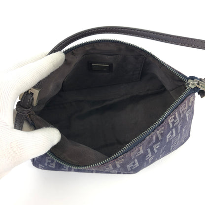 FENDI DENIM ZUCCA SHOULDER BAG