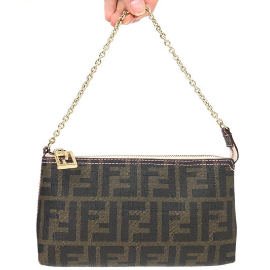 FENDI ZUCCA CHAIN BAG