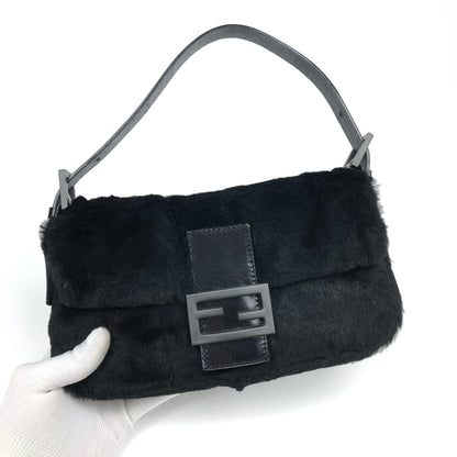 FENDI MINK FUR BAGUETTE BAG