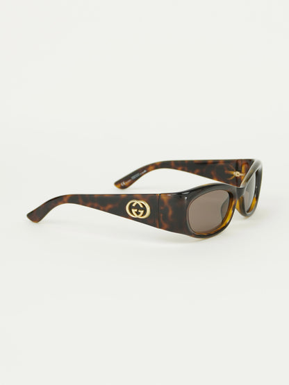 GUCCI TORTOISE SHELL SUNGLASSES