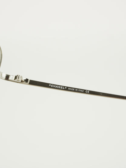 CHANEL RIMLESS RHINESTONE SUNGLASSES