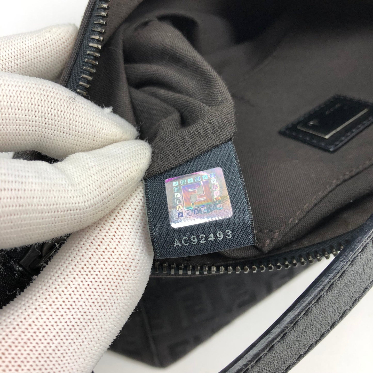 FENDI ZUCCA SHOULDER BAG