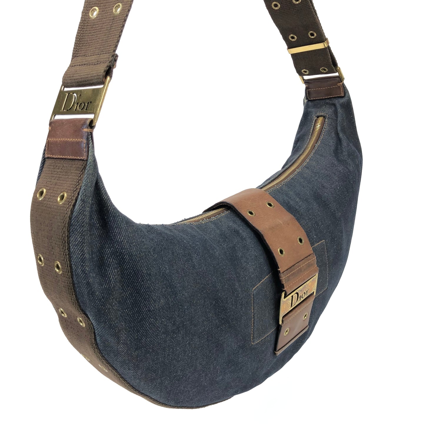 CHRISTIAN DIOR CRESCENT SHOULDER/CROSSBODY BAG