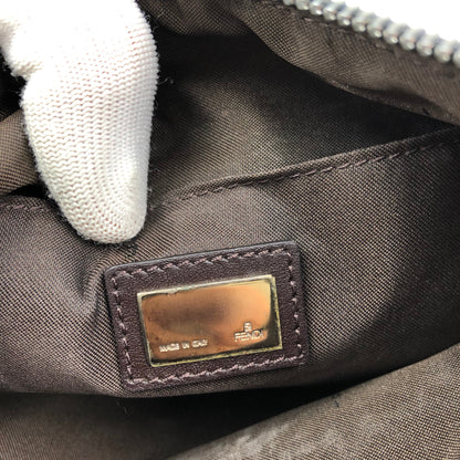 FENDI ZUCCA DENIM SHOULDER BAG