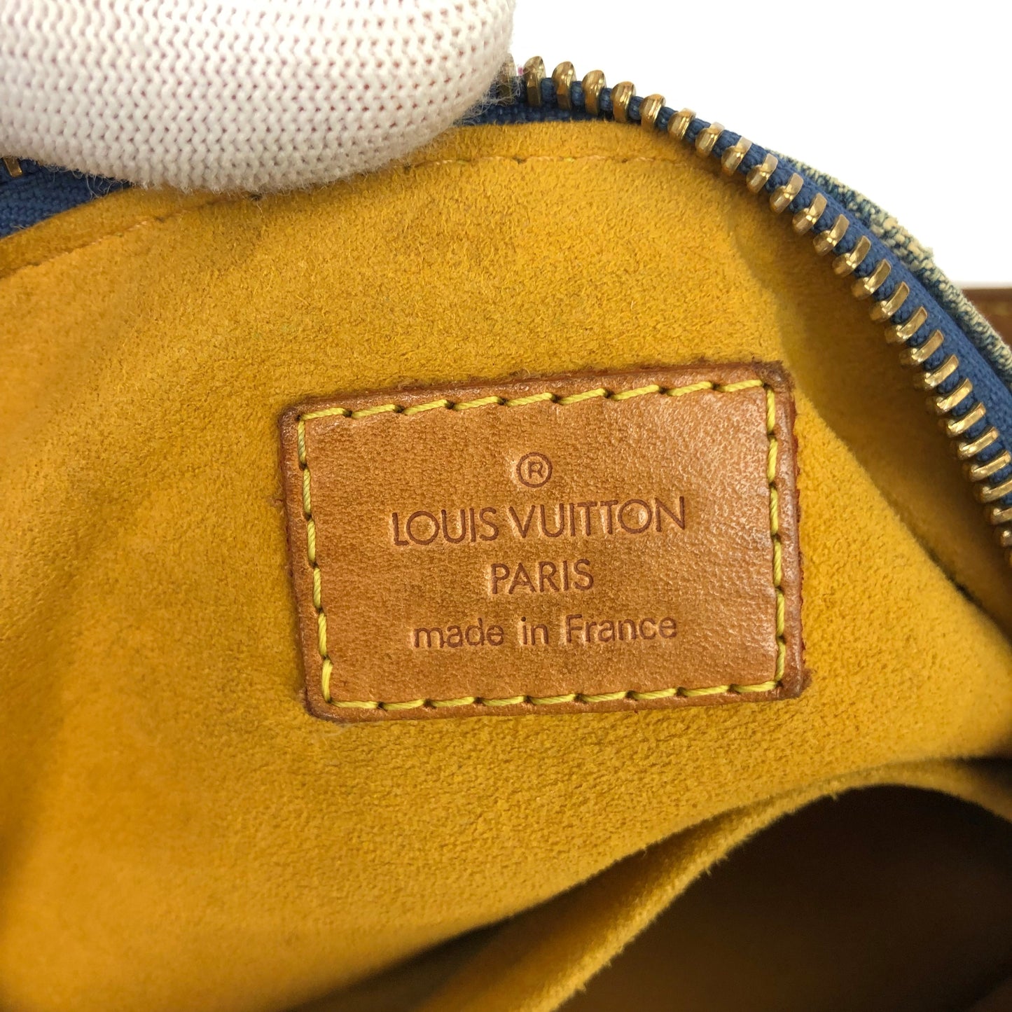 LOUIS VUITTON BAGGY PM DENIM SHOULDER BAG