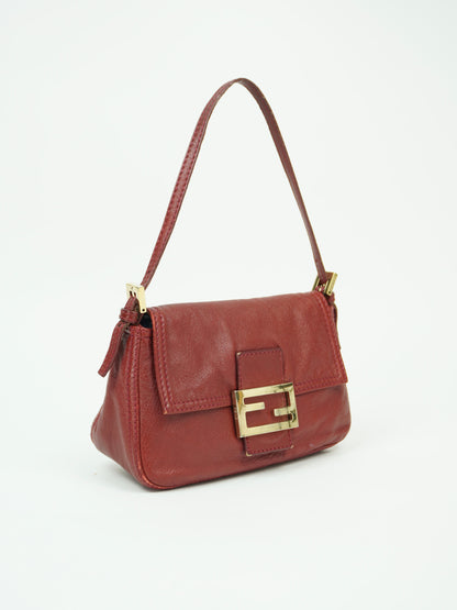 FENDI LEATHER BAGUETTE