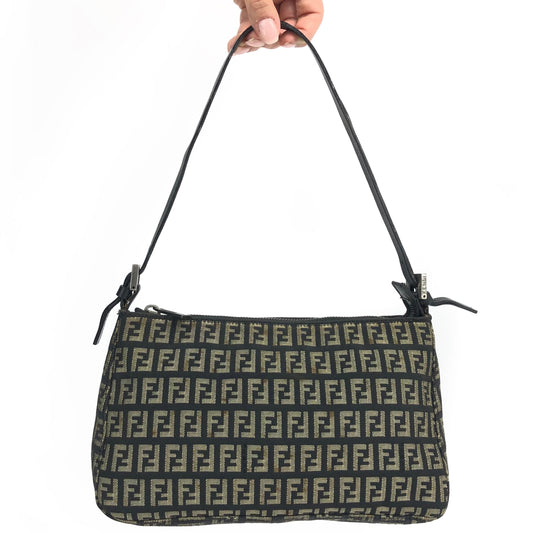 FENDI ZUCCA SHOULDER BAG