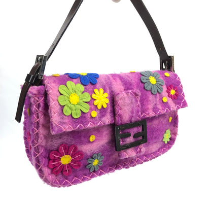 FENDI FELT BAGUETTE BAG