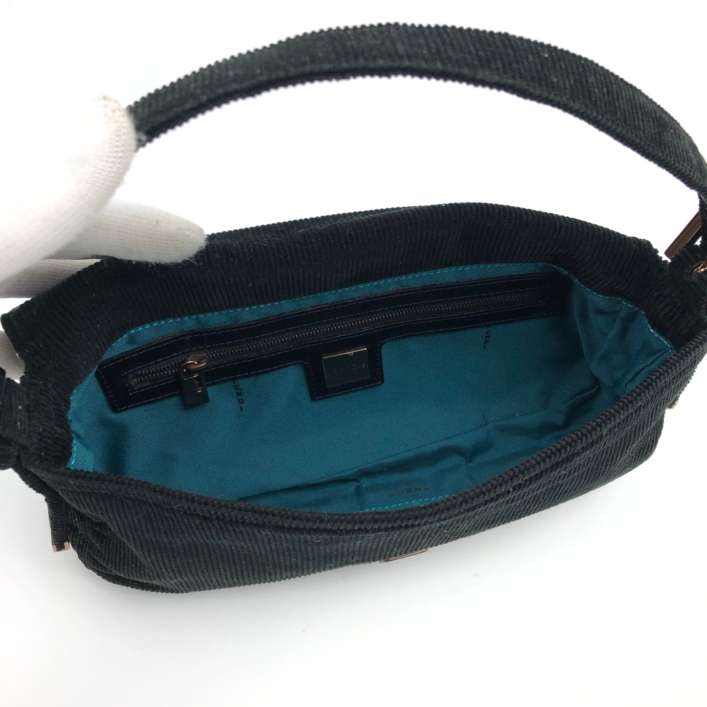 FENDI CORDUROY BAGUETTE BAG