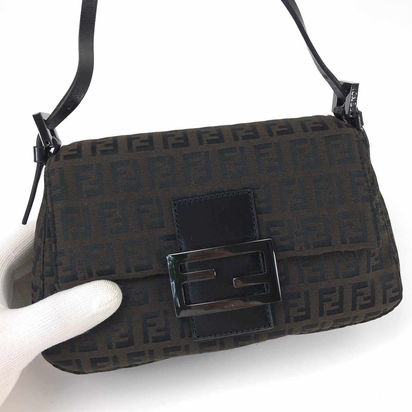 FENDI ZUCCA SHOULDER BAG