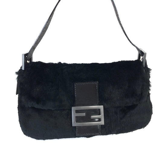 FENDI MINK FUR BAGUETTE BAG
