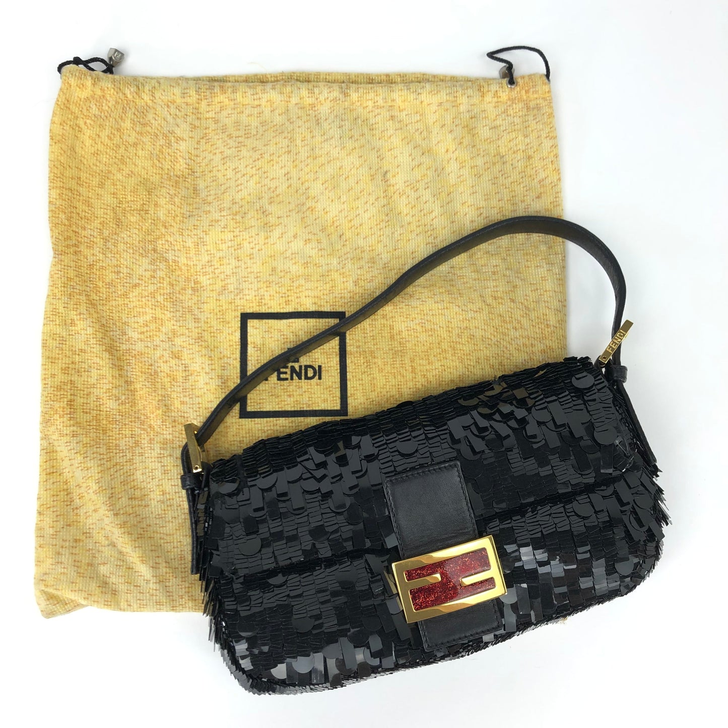 FENDI BEADED BAGUETTE BAG