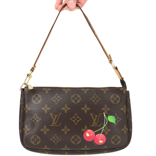 LOUIS VUITTON CHERRY POCHETTE BAG