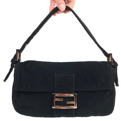 FENDI CORDUROY BAGUETTE BAG