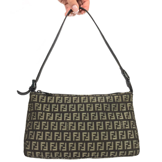 FENDI ZUCCA SHOULDER BAG