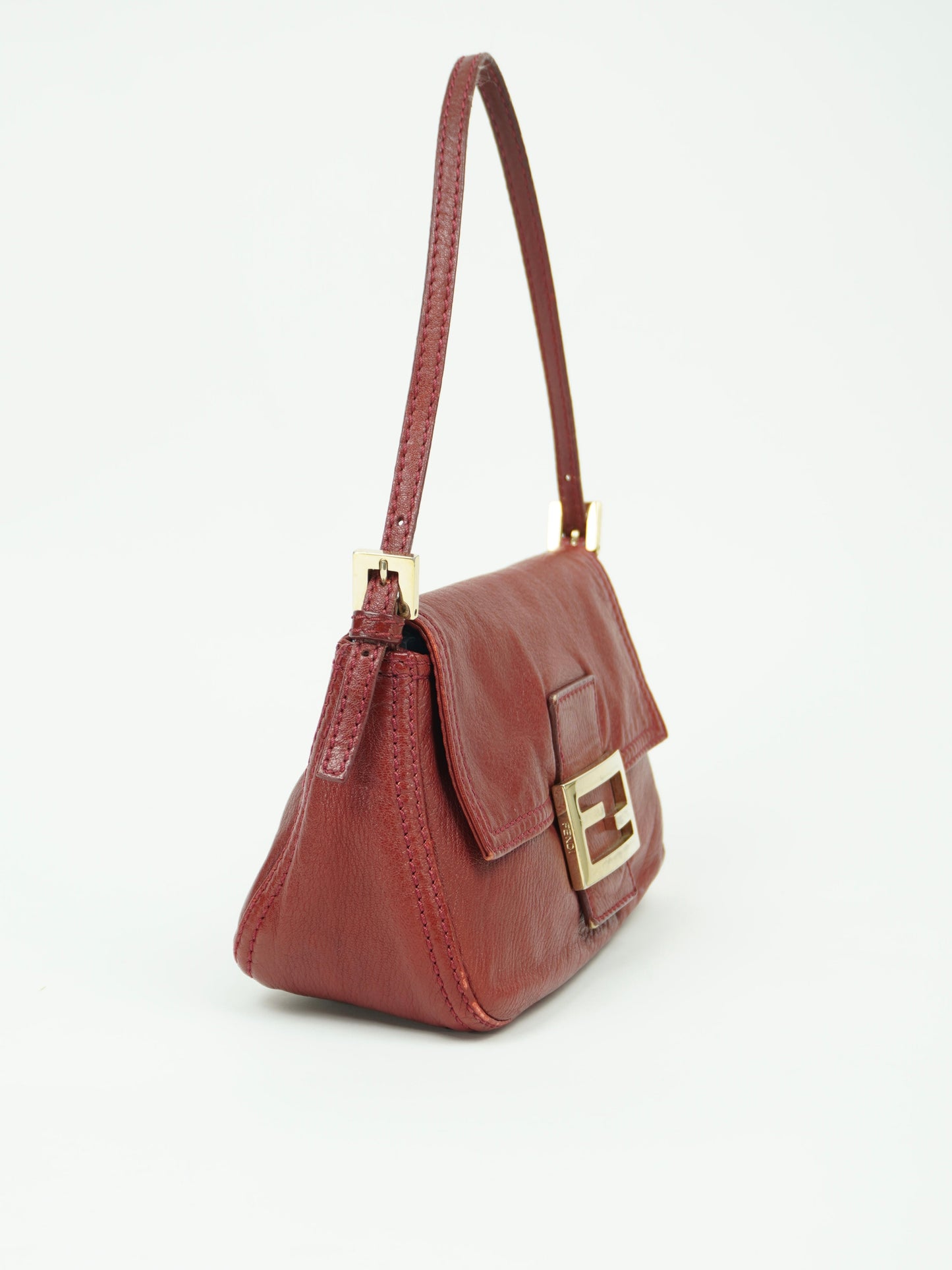 FENDI LEATHER BAGUETTE