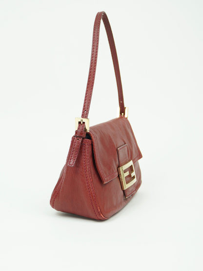 FENDI LEATHER BAGUETTE