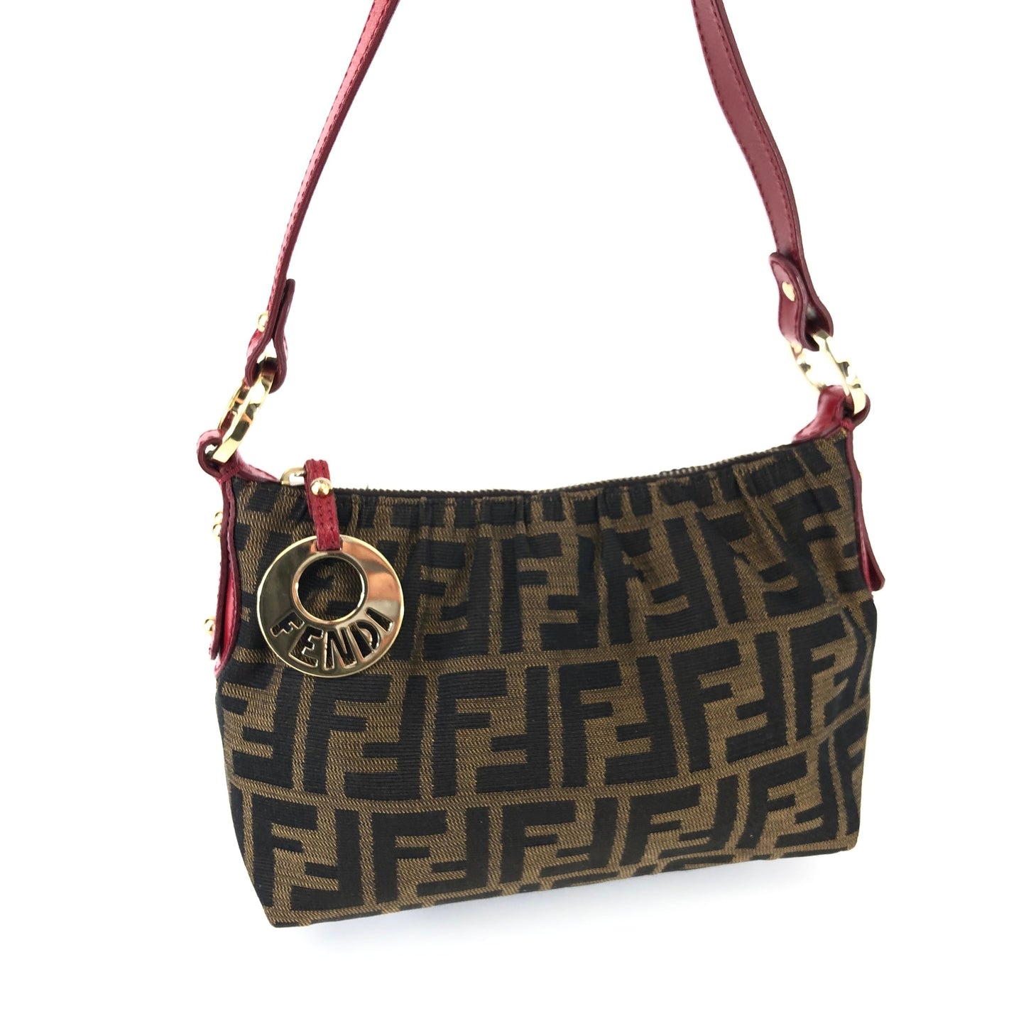 FENDI ZUCCA SHOULDER BAG