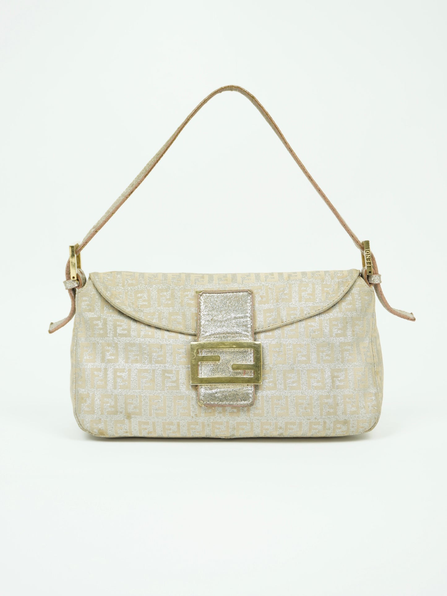FENDI MONOGRAM SHIMMER BAGUETTE