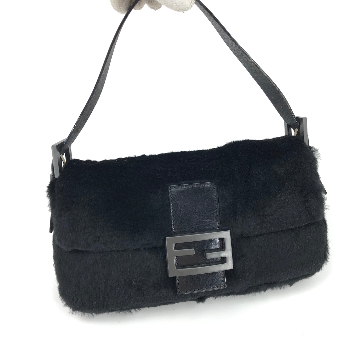 FENDI MINK FUR BAGUETTE BAG