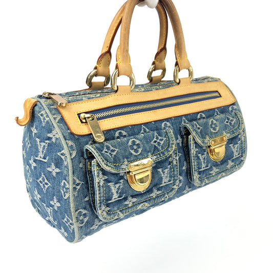 LOUIS VUITTON NEO SPEEDY DENIM BAG