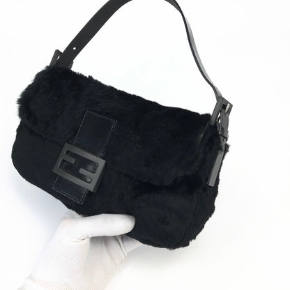 FENDI MINK FUR BAGUETTE BAG