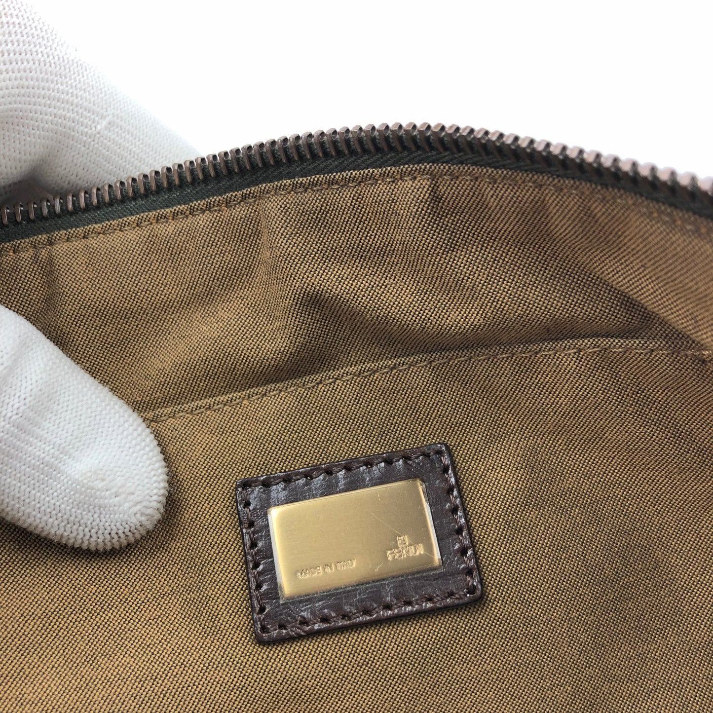 FENDI ZUCCA SHOULDER BAG