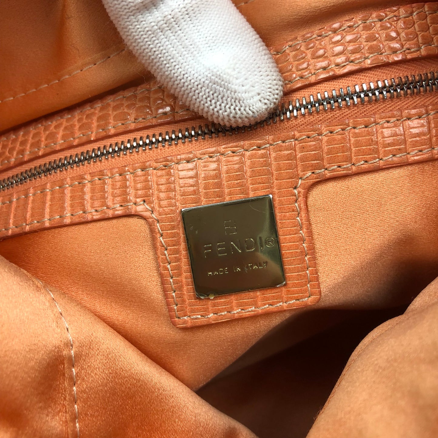 FENDI BEADED SWIRL MAMA BAGUETTE BAG