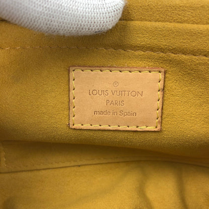 LOUIS VUITTON PLEATY DENIM SHOULDER BAG