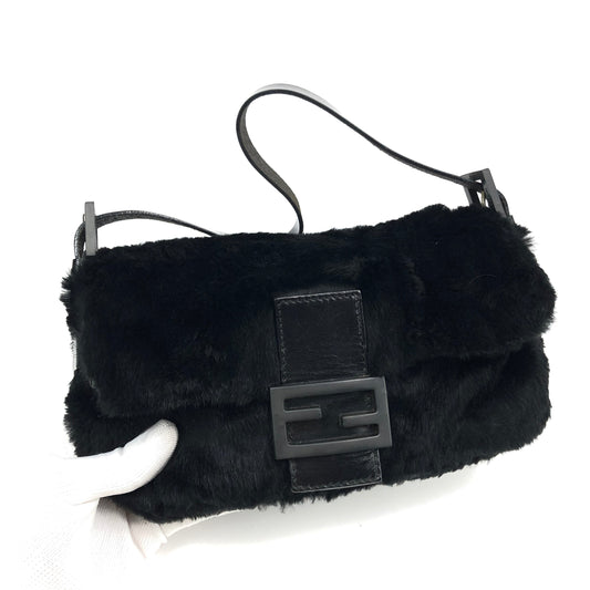FENDI MINK FUR BAGUETTE BAG