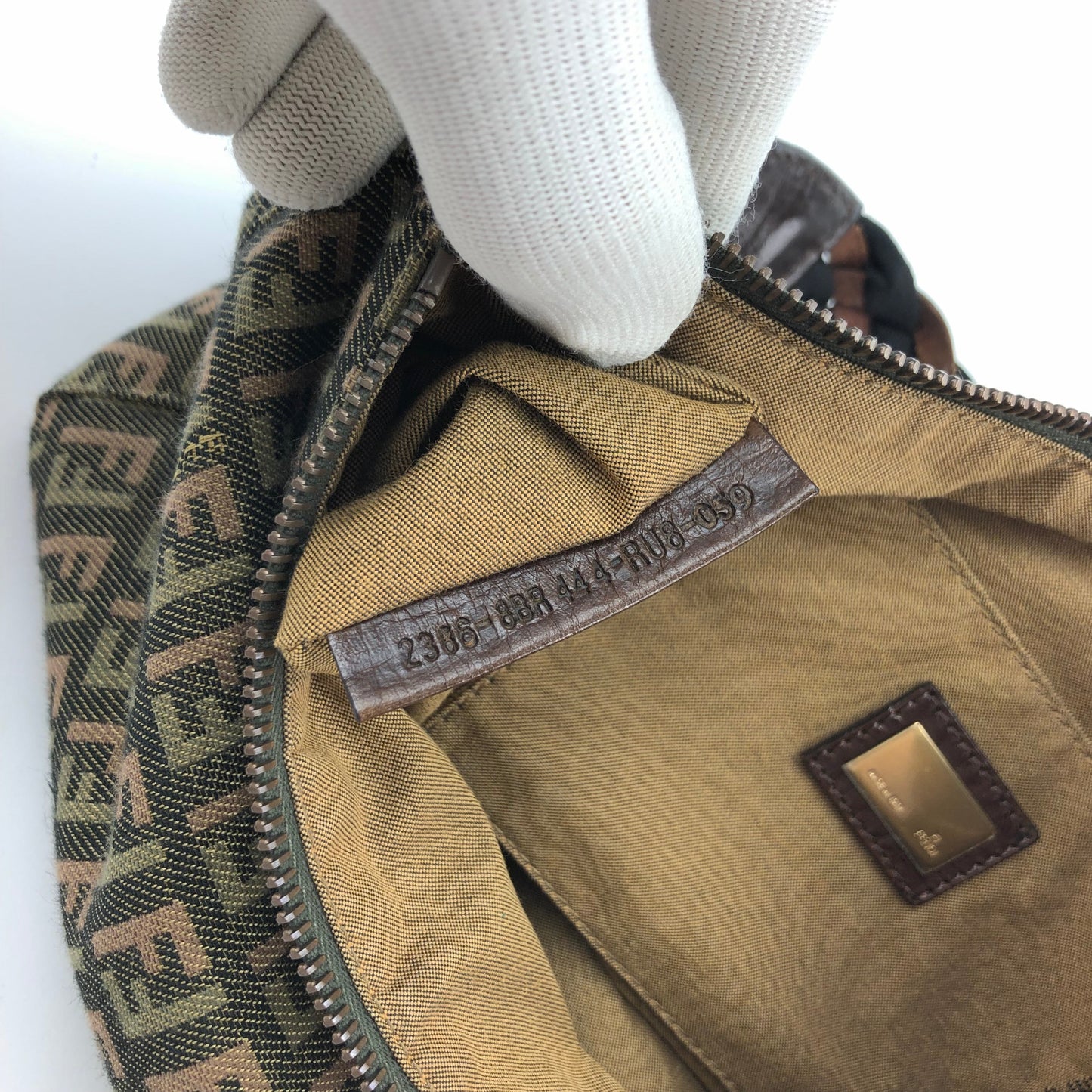 FENDI ZUCCA SHOULDER BAG