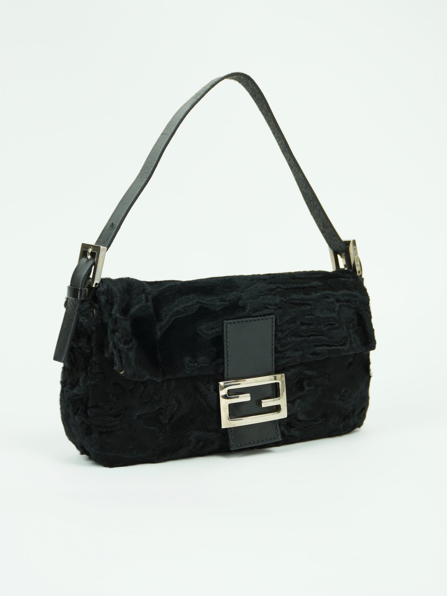 FENDI PERSIAN LAMB FUR BAGUETTE