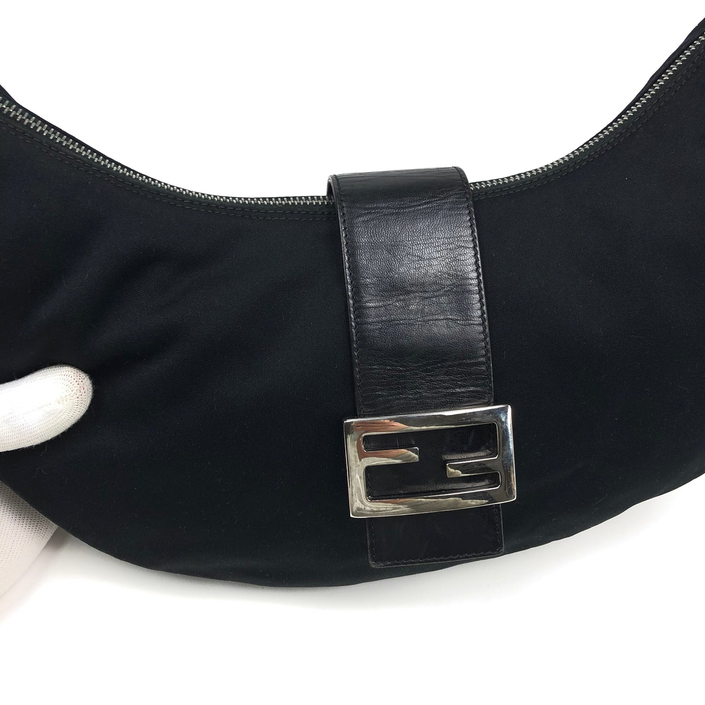 FENDI CRESCENT SHOULDER BAG