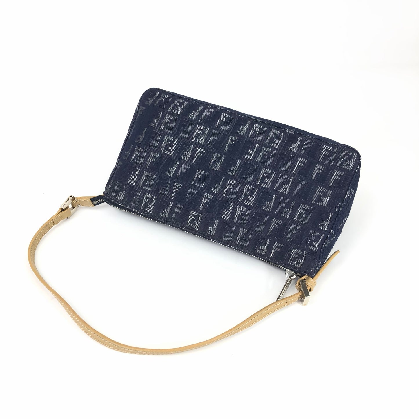 FENDI DENIM ZUCCA SHOULDER BAG