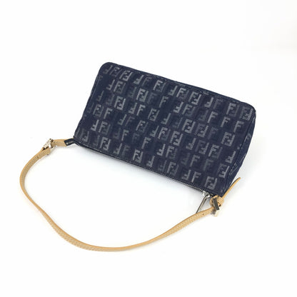 FENDI DENIM ZUCCA SHOULDER BAG