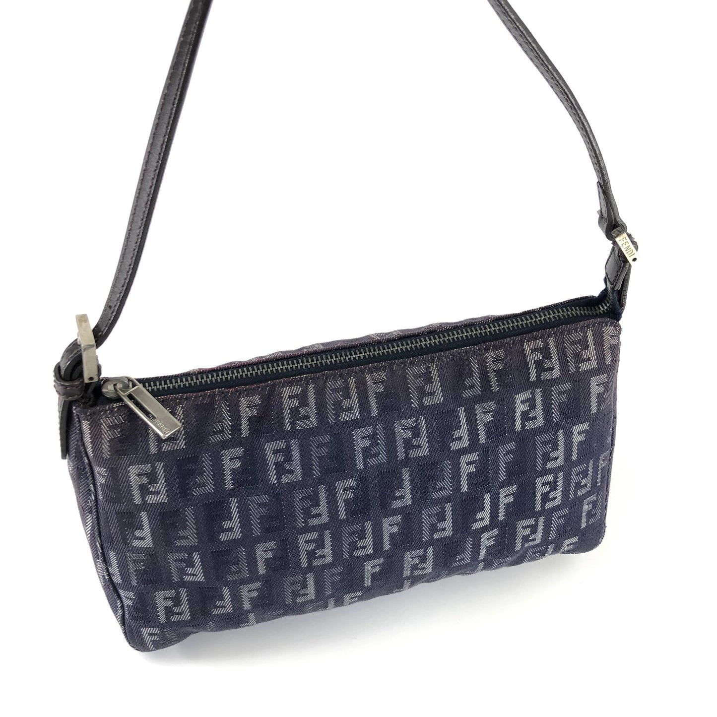 FENDI DENIM ZUCCA SHOULDER BAG