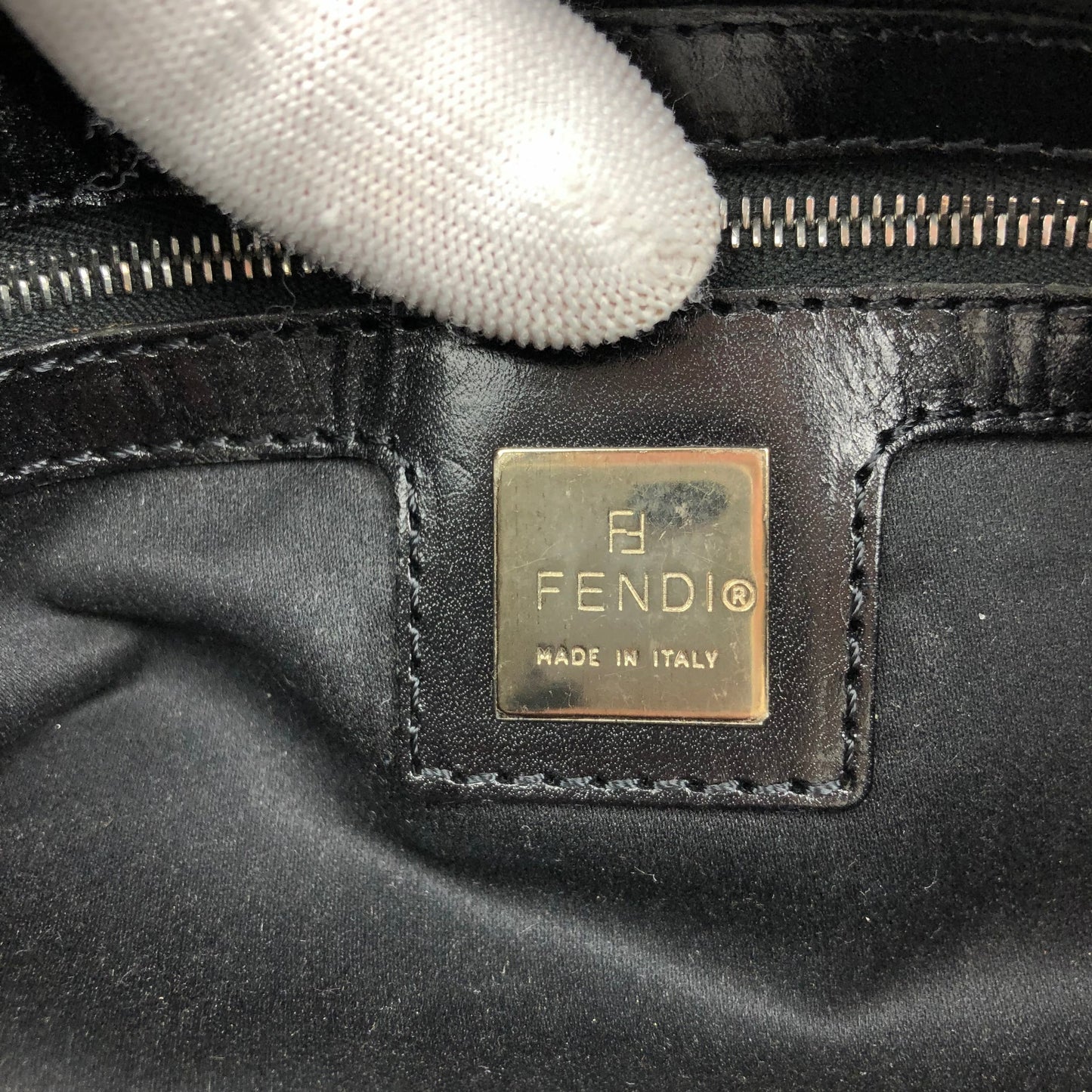 FENDI PERSIAN LAMB FUR BAGUETTE