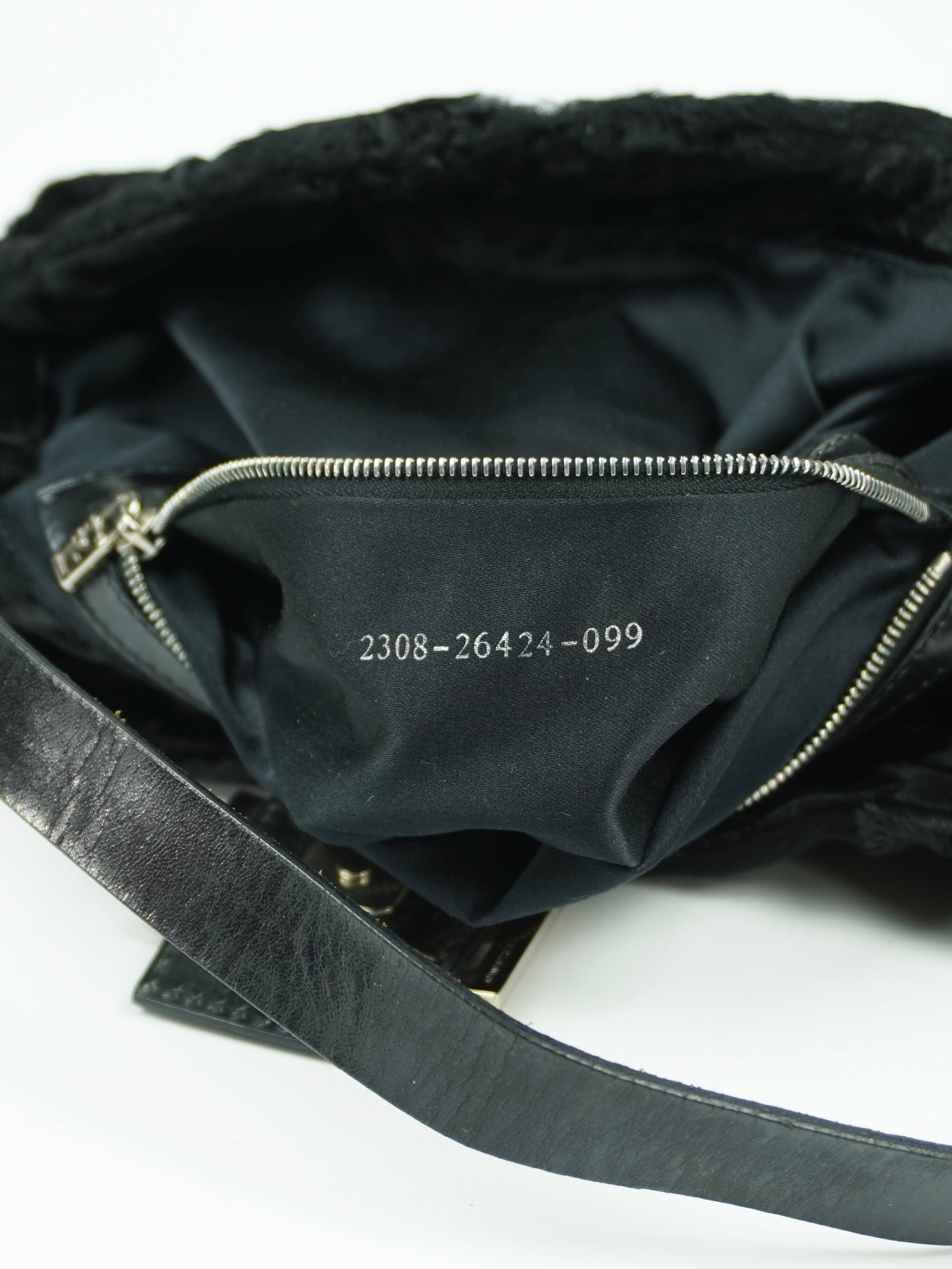 FENDI PERSIAN LAMB FUR BAGUETTE