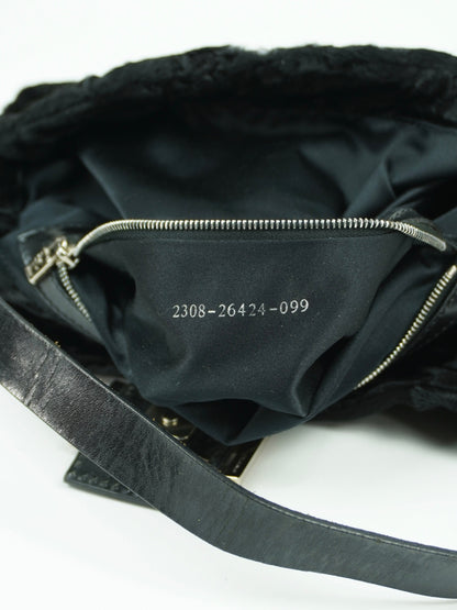 FENDI PERSIAN LAMB FUR BAGUETTE