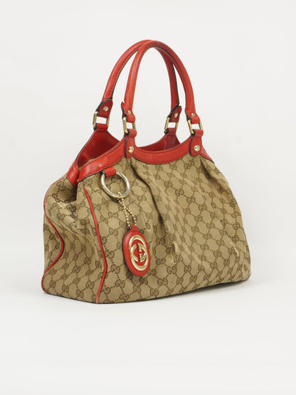 GUCCI MONOGRAM SUKEY BAG