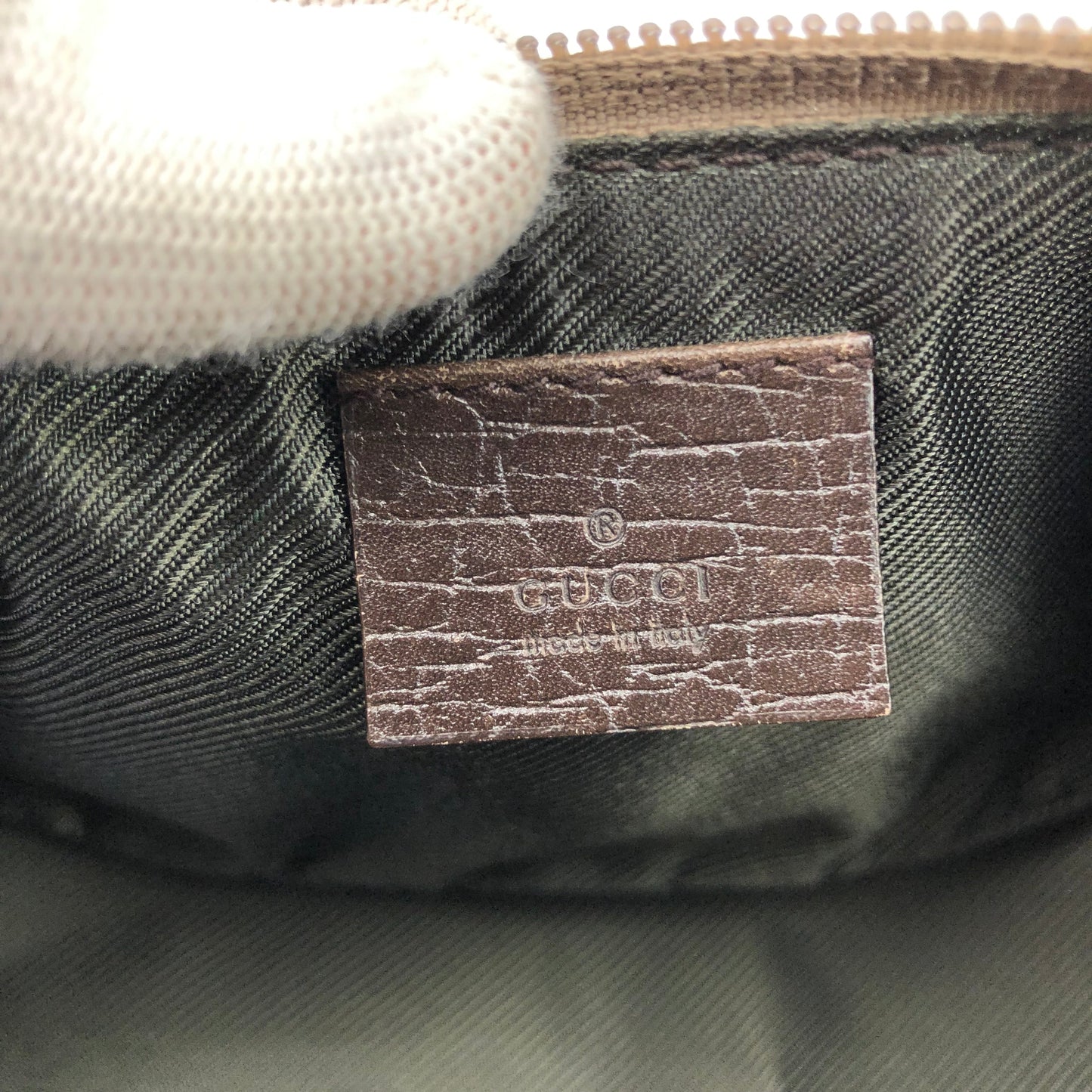 GUCCI MONOGRAM SHOULDER BAG