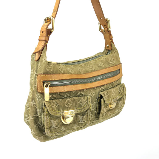 LOUIS VUITTON BAGGY PM DENIM SHOULDER BAG
