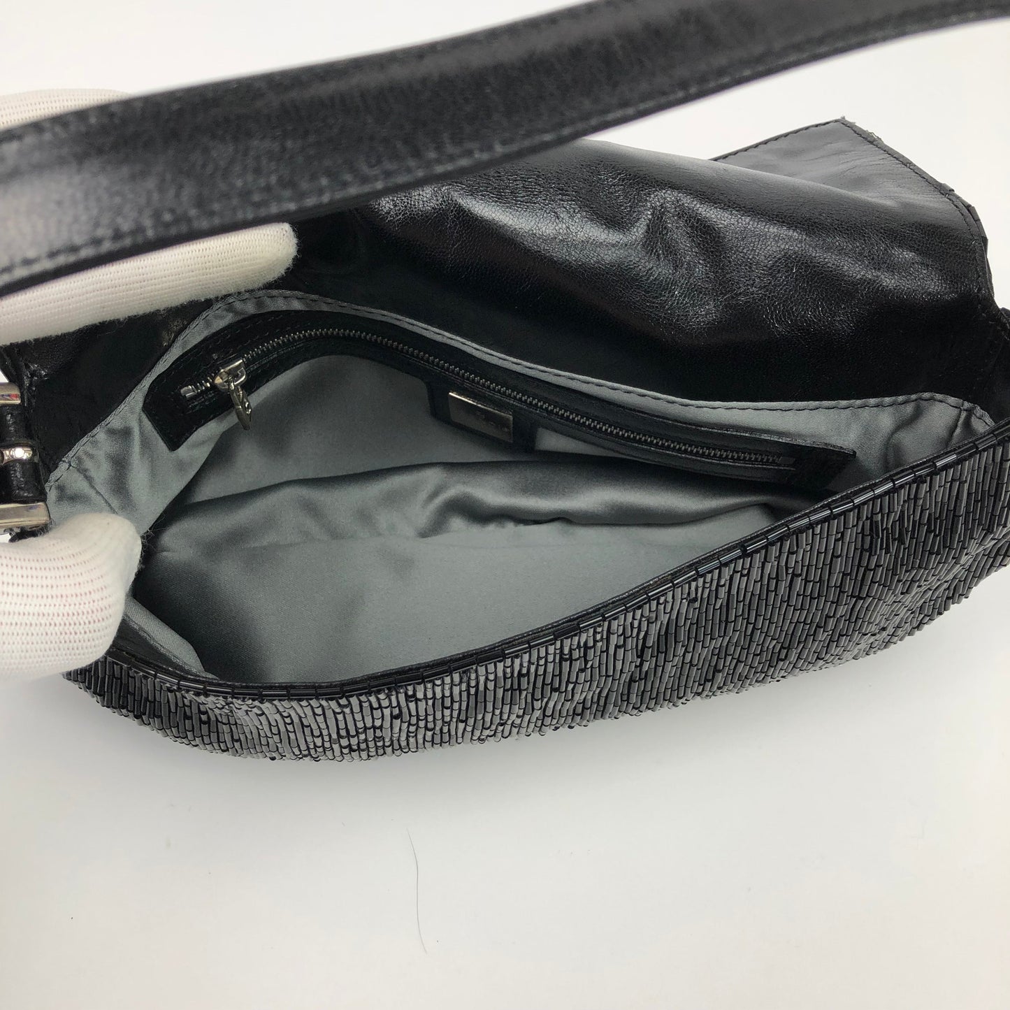 FENDI BEADED BAGUETTE BAG