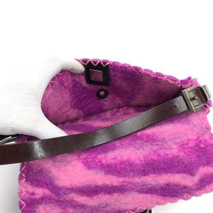 FENDI FELT BAGUETTE BAG