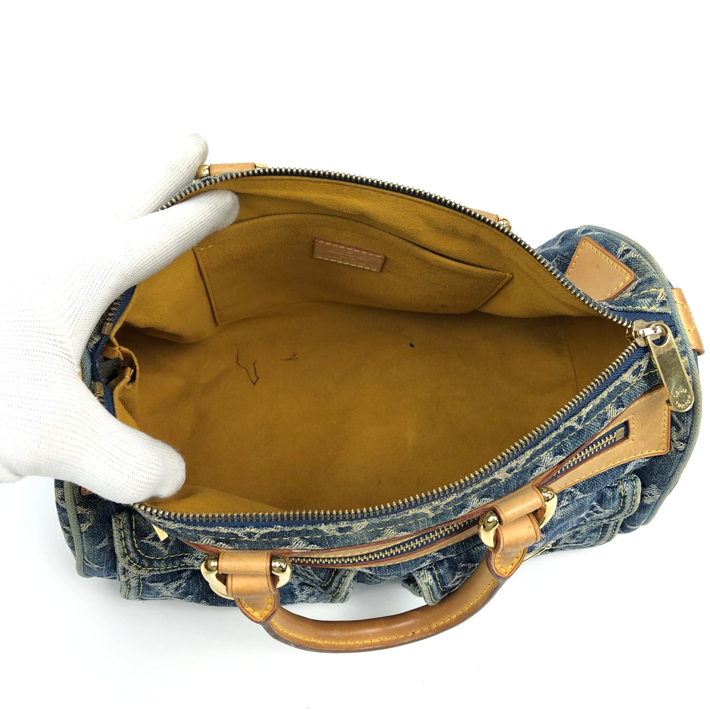 LOUIS VUITTON NEO SPEEDY DENIM BAG