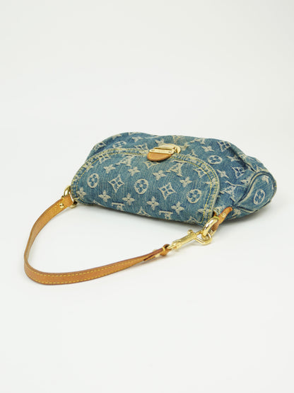 LOUIS VUITTON DENIM PLEATY BAG