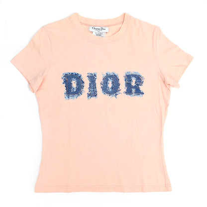 CHRISTIAN DIOR DENIM PRINT T-SHIRT