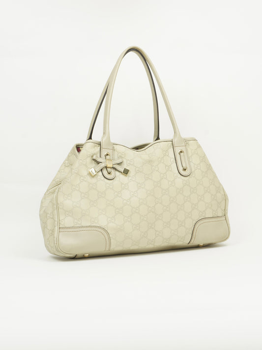 GUCCI MONOGRAM LEATHER BAG